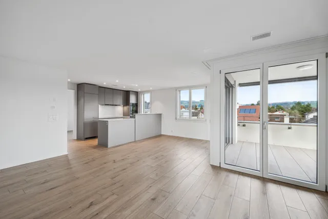 Beispielwohnung — Wohn- und Essbereich